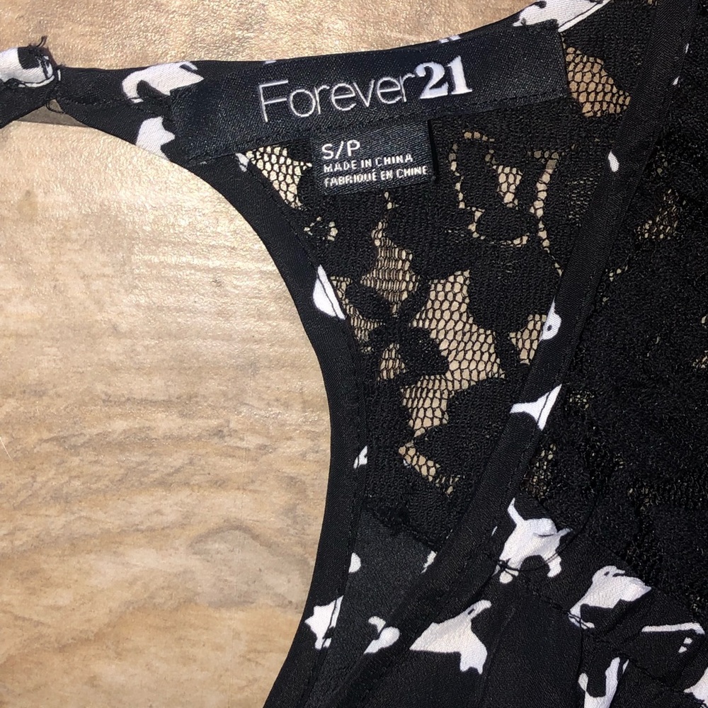 Dress- Black and White Cat Patterns- Size Small - Picture 5 of 5